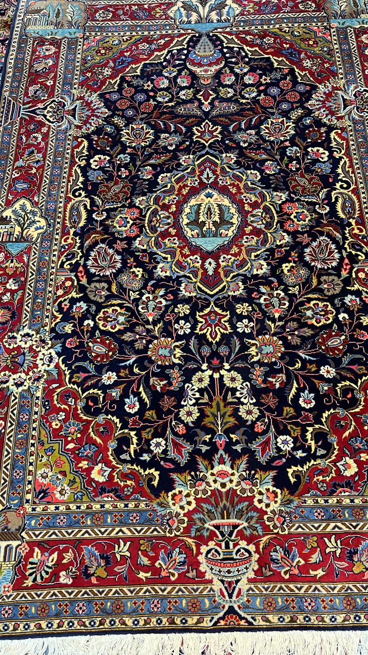 Kashan Antique Rug 003