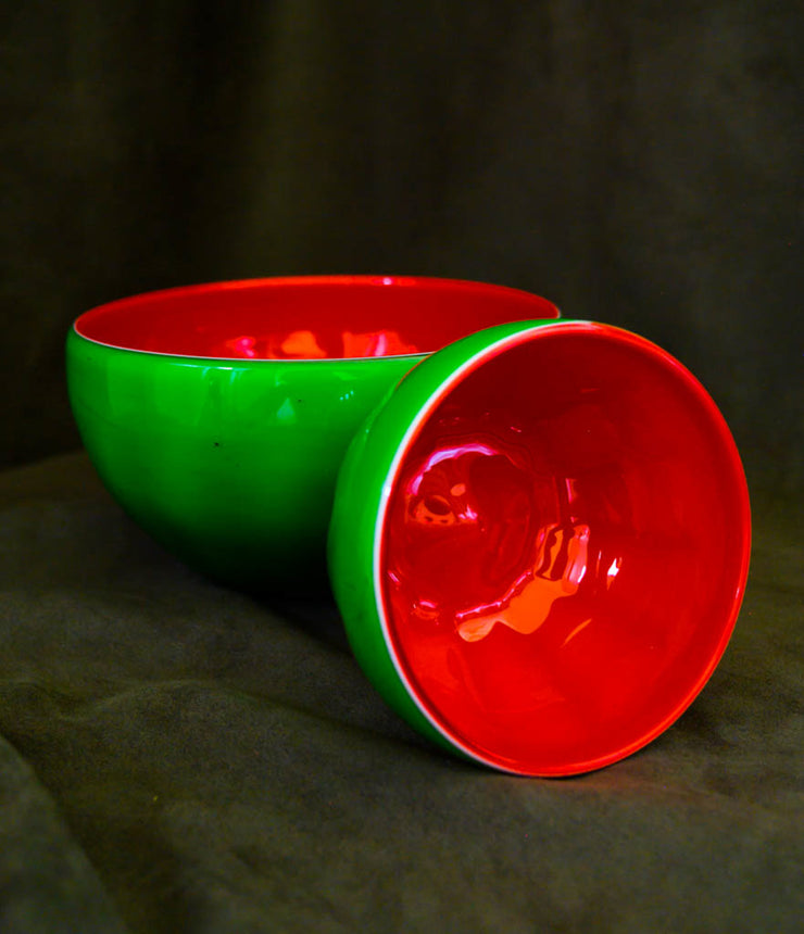 Bowl Glass Watermelon (Two Pieces)