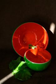 Bowl Glass Watermelon (Two Pieces)