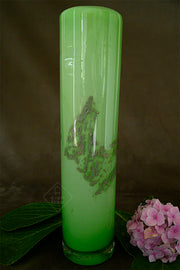 Green Glass Vase