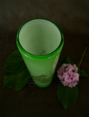 Green Glass Vase