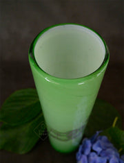 Green Glass Vase