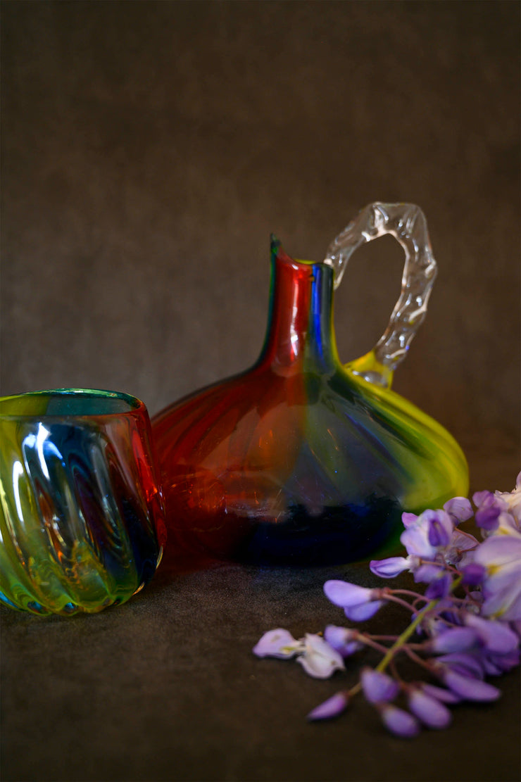 Pitcher and Glass 7 Colours (Two Items)