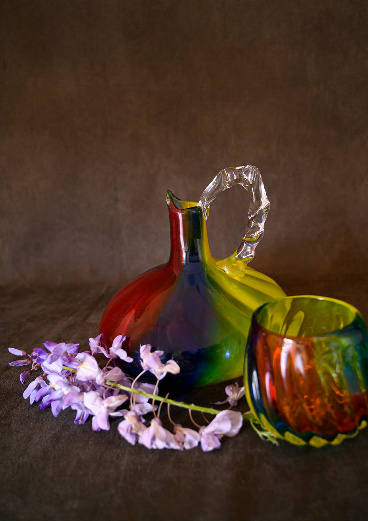 Pitcher and Glass 7 Colours (Two Items)