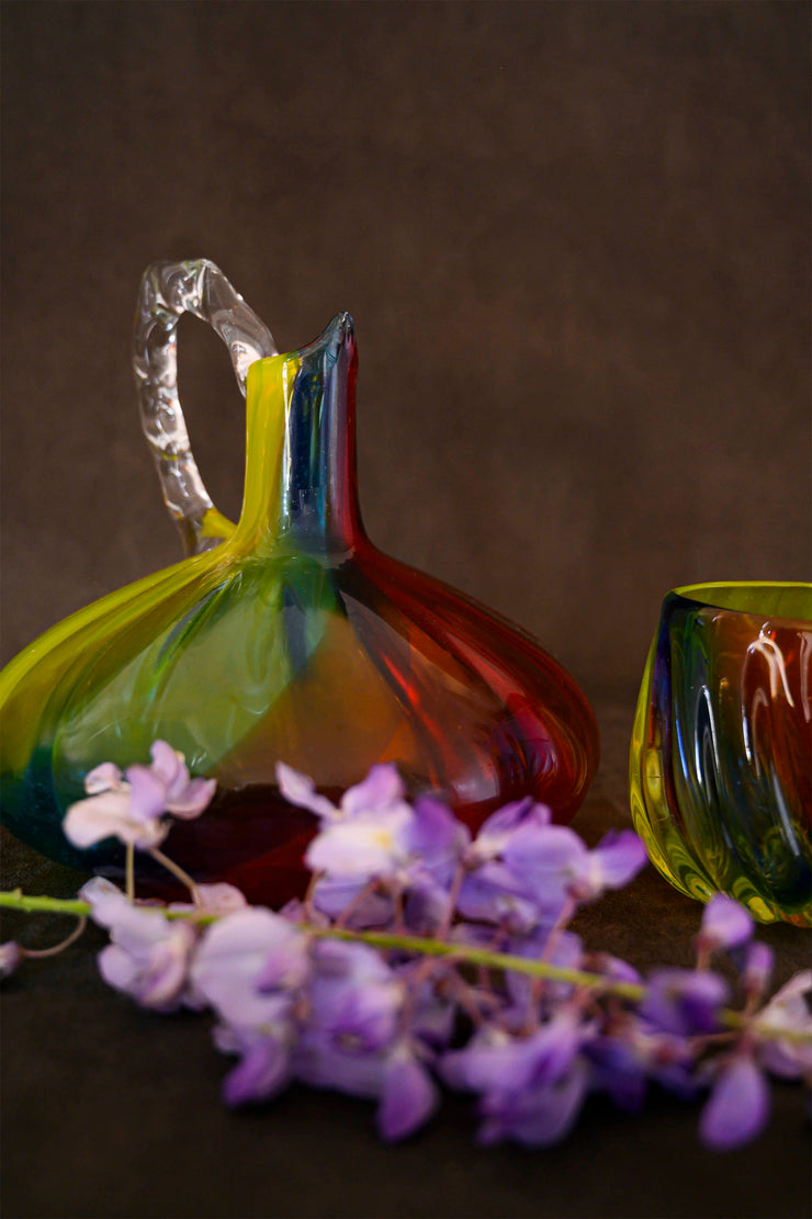 Pitcher and Glass 7 Colours (Two Items)