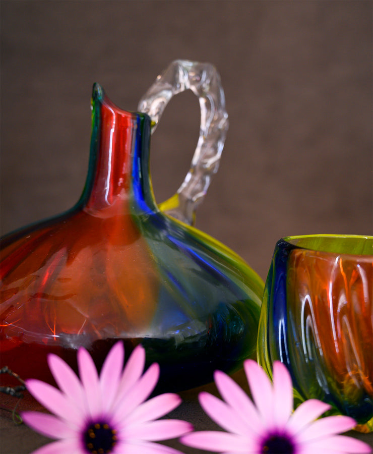 Pitcher and Glass 7 Colours (Two Items)