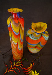 Vase Glass Vivid